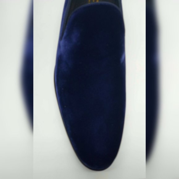 $350 To Boot New York Mens Size 10.5 Color Blue Bolton Velvet Formal Loafers main image 4